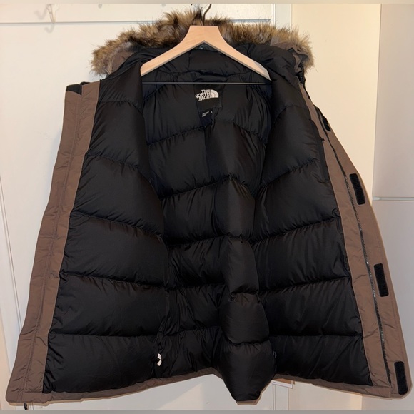 The North Face McMurdo DryVent Parka Men’s Size XL Smokey Brown/Black Fur Hood - Picture 3 of 12